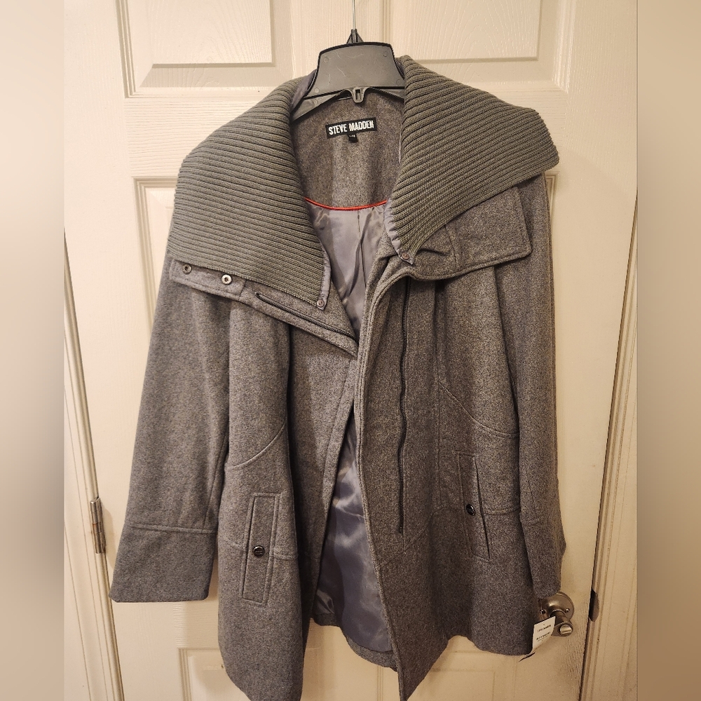 Steve Madden Women's Gray Coat